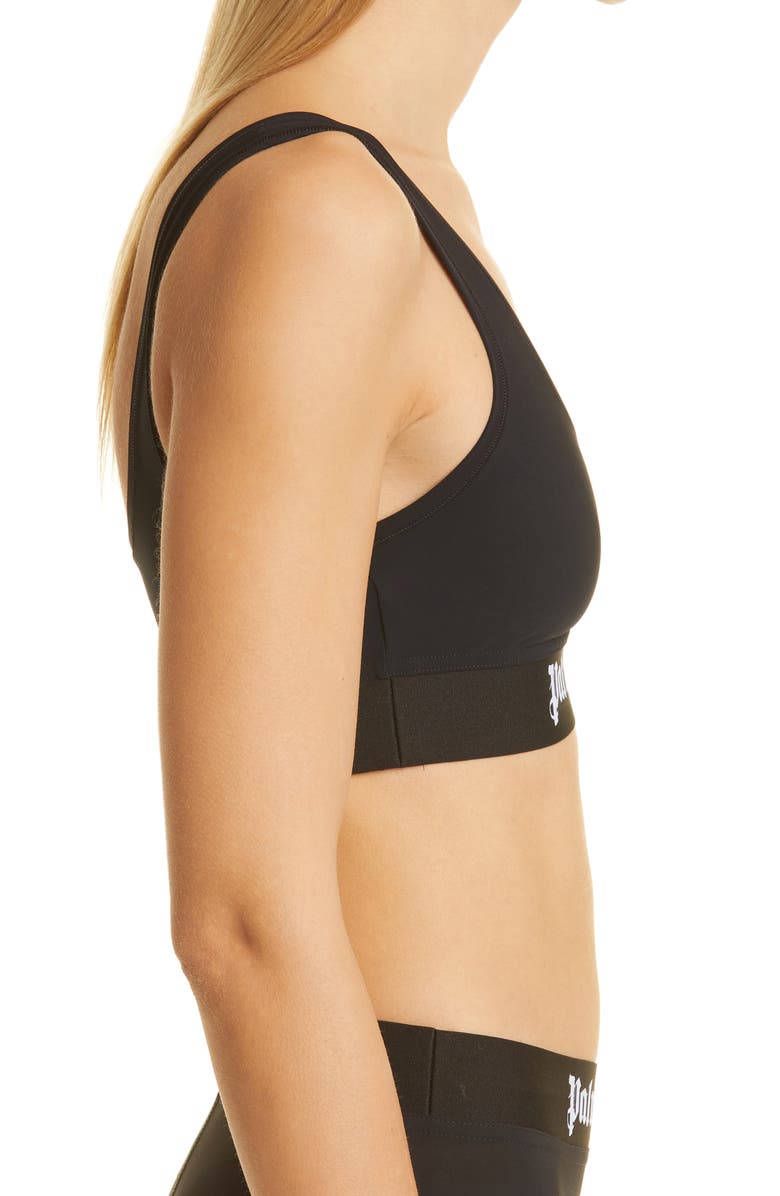 Palm Angels Classic Logo Sports Bra, Alternate, color, 