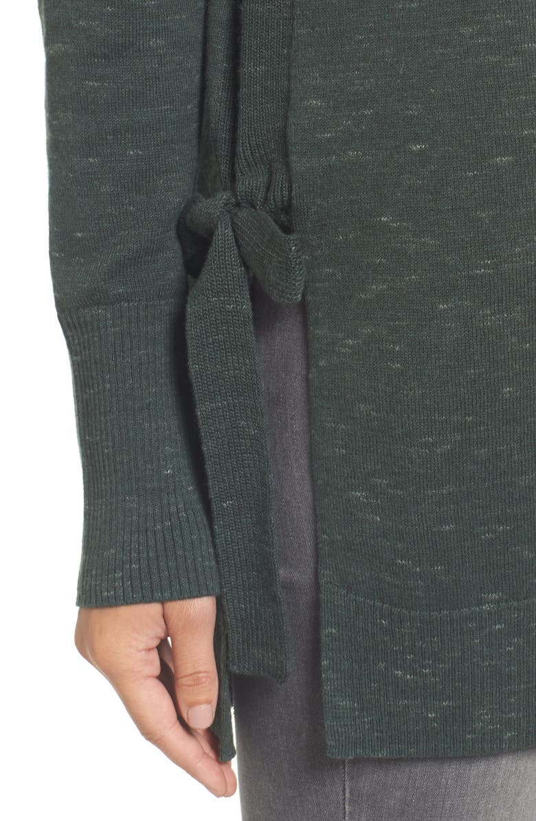 Caslon<sup>®</sup> LONG SLEEVE TIE DETAIL TUNIC, Alternate, color, 