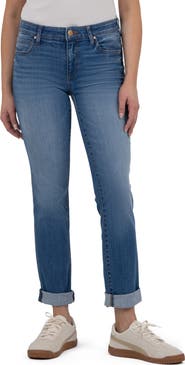 KUT from the Kloth Catherine Cuffed Hem Boyfriend Jeans