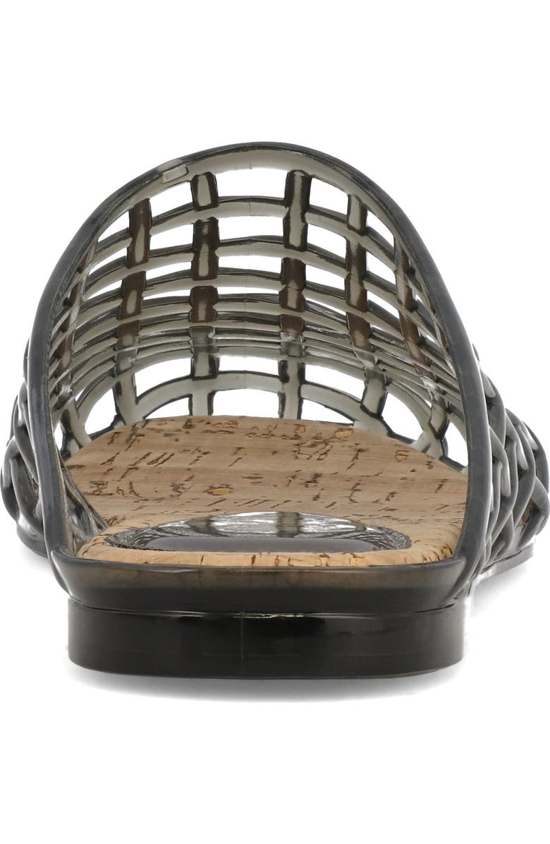 MIA Sophie Clear Woven Mule, Alternate, color, Smoke Pvc