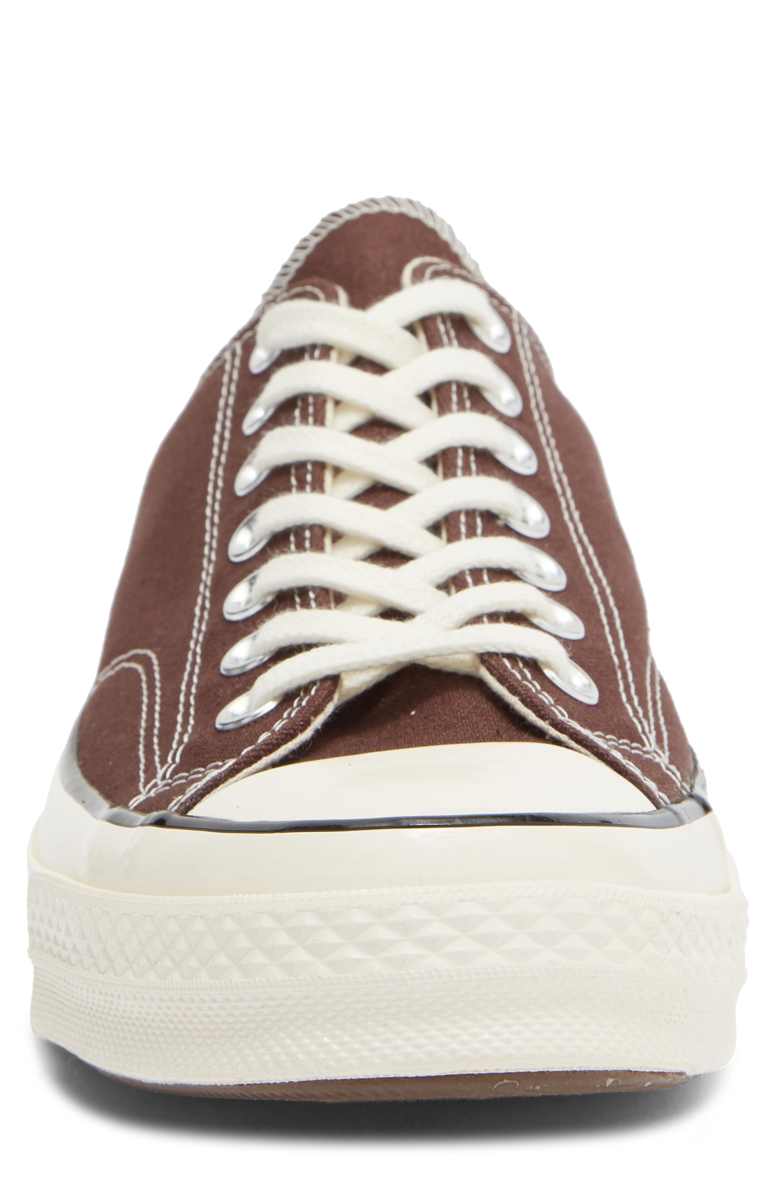 Chuck Taylor 70 Canvas Low Top Sneaker, Alternate, color, DARK ROOT/ EGRET/ BLACK