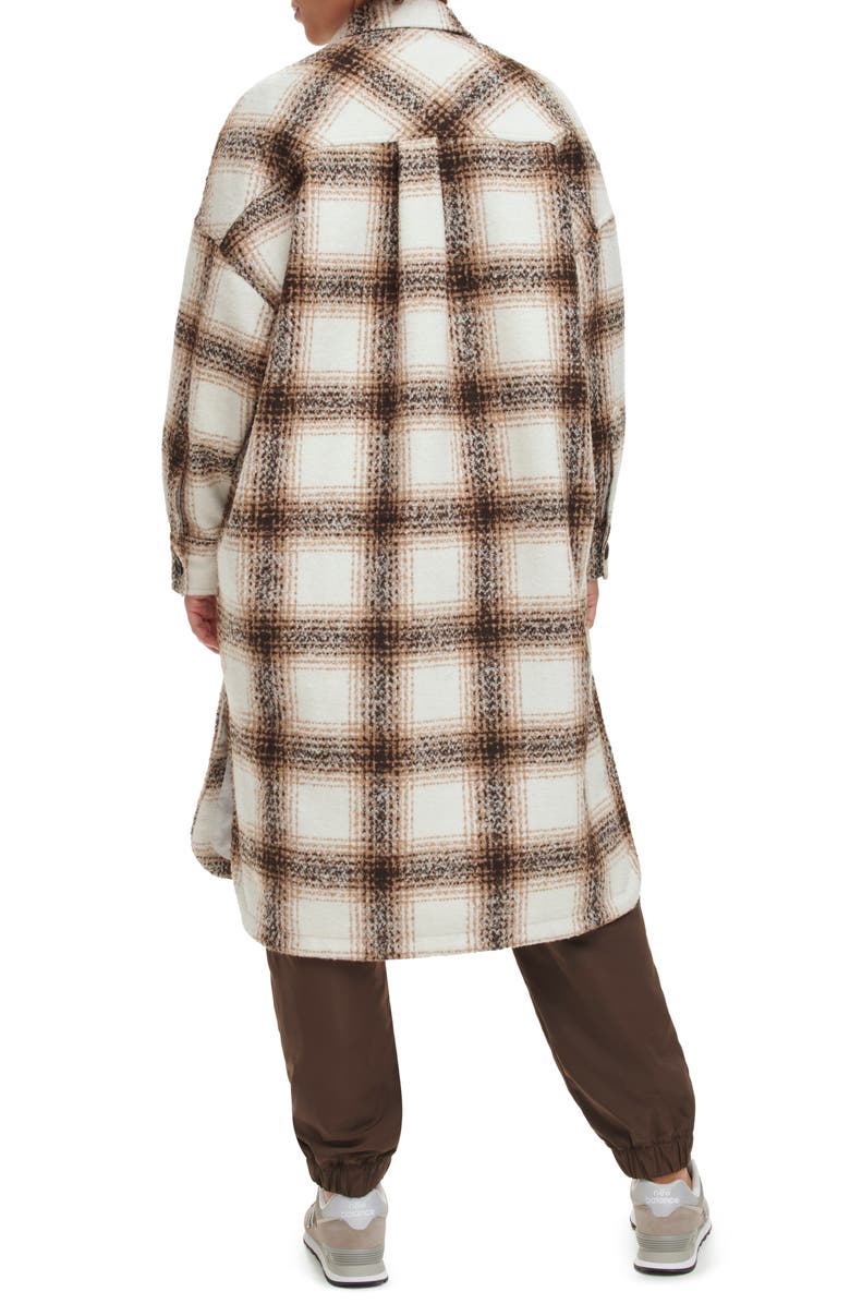 Levi's<sup>®</sup> Plaid Long Shacket, Alternate, color,