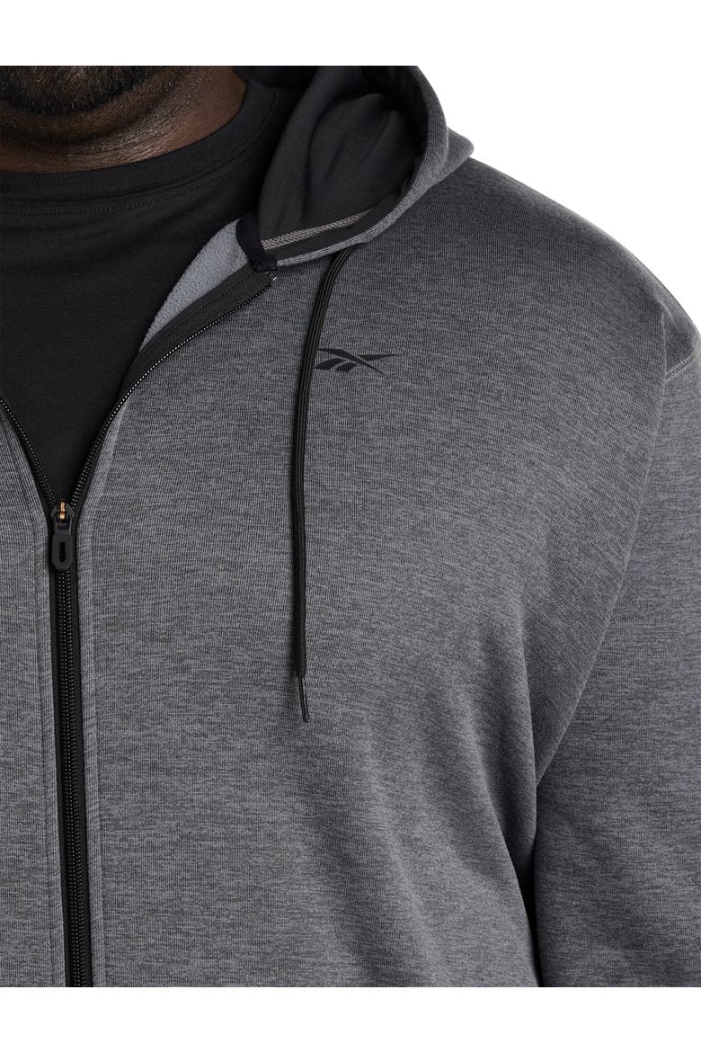 Performance Zip-Front Hoodie, Alternate, color, PURE GREY HEATHER