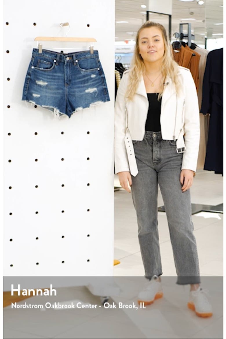 The Barrow Distressed Denim Shorts video