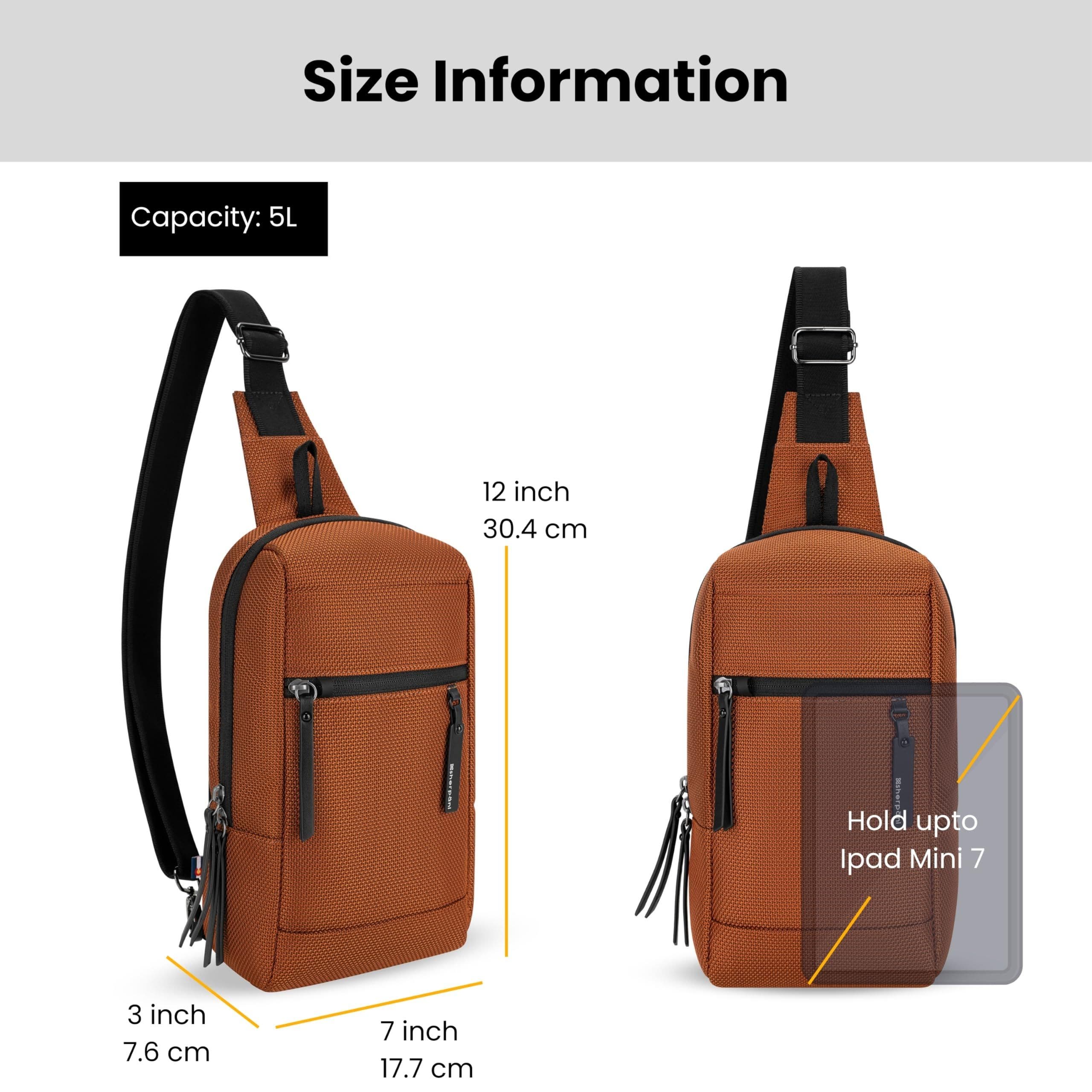 Sherpani Metro Anti Theft Travel Sling Bag Backpack, Morocco, Alternate, color, Morocco