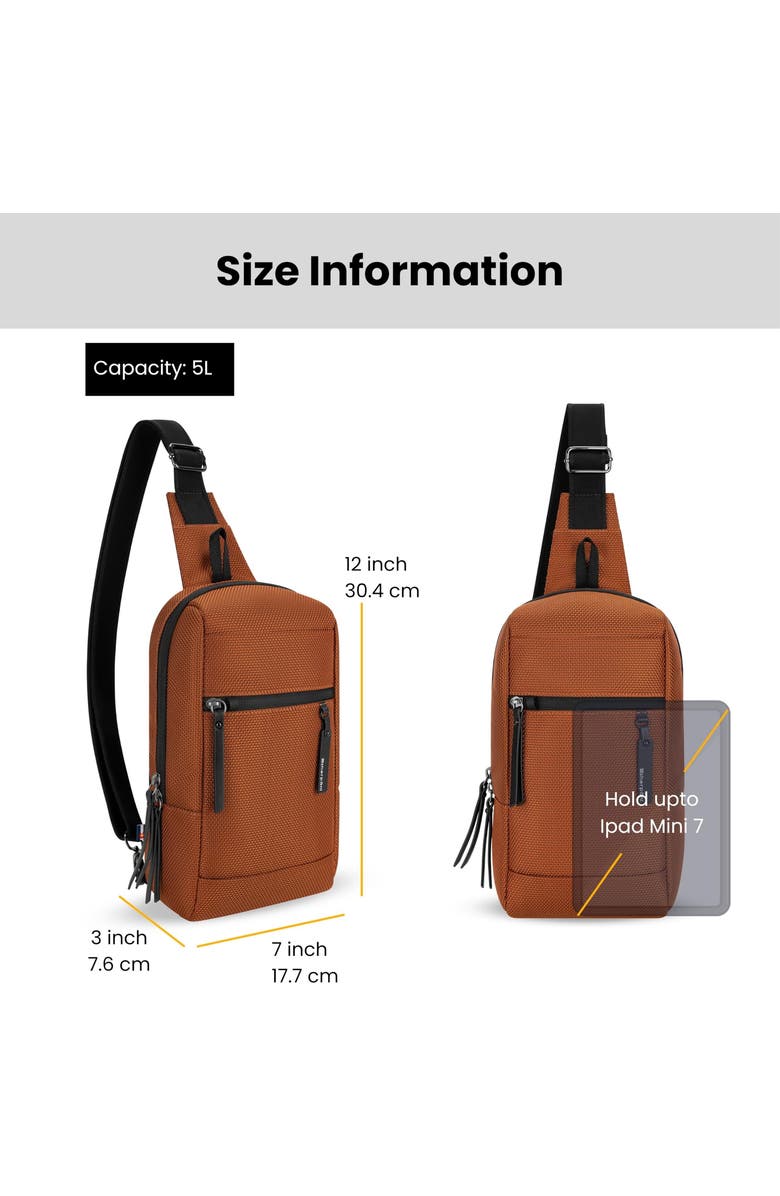 Sherpani Metro Anti Theft Travel Sling Bag Backpack, Morocco, Alternate, color, Morocco