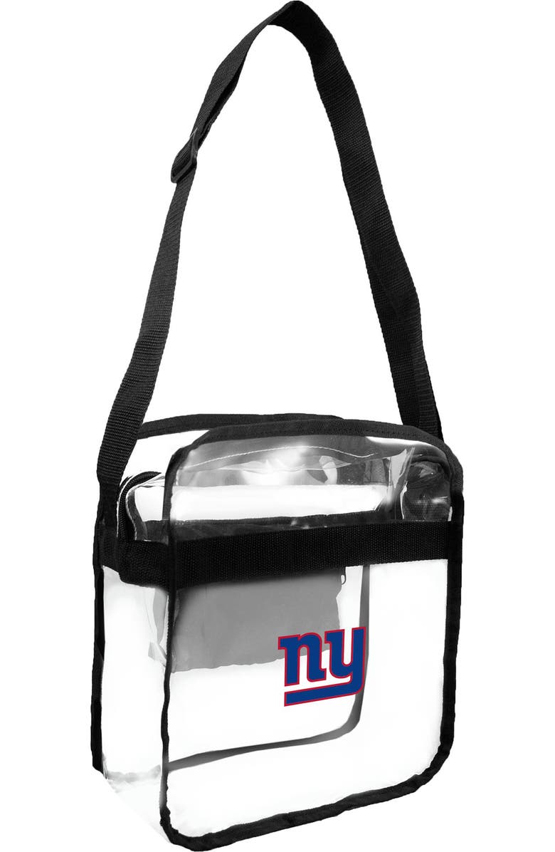 LITTLE EARTH Nfl Clear Carryall Cross Body Bag, New York Giants, Main, color, Multicolored