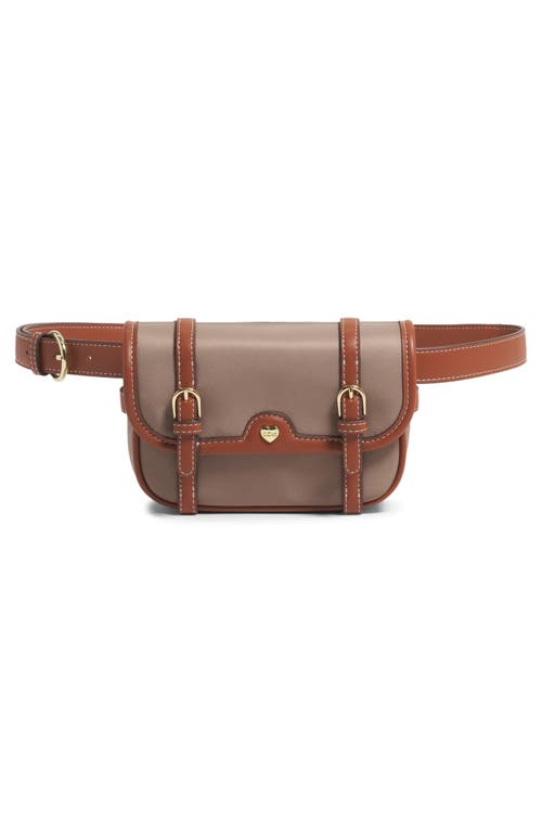 Stoney Clover Lane Convertible Nylon Saddle Bag In Brown
