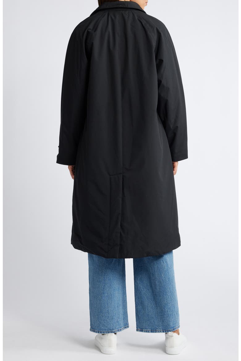 Zoey Water Repellent Coat, Alternate, color, BLACK