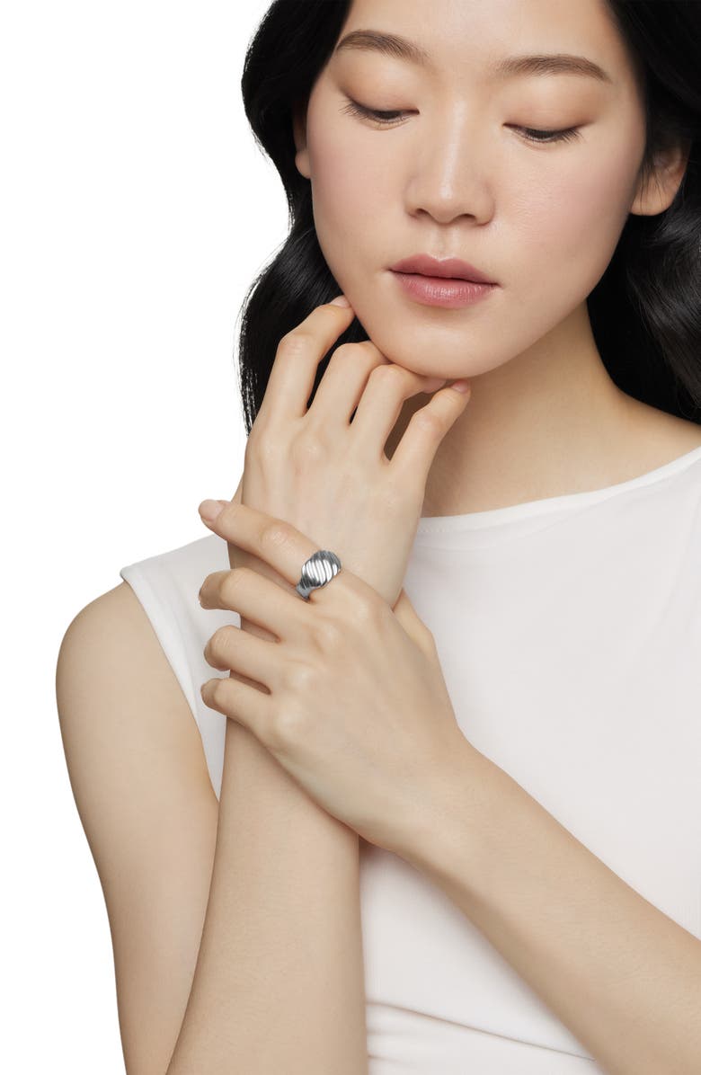 David Yurman Sculpted Cable Contour Ring, Alternate, color, 