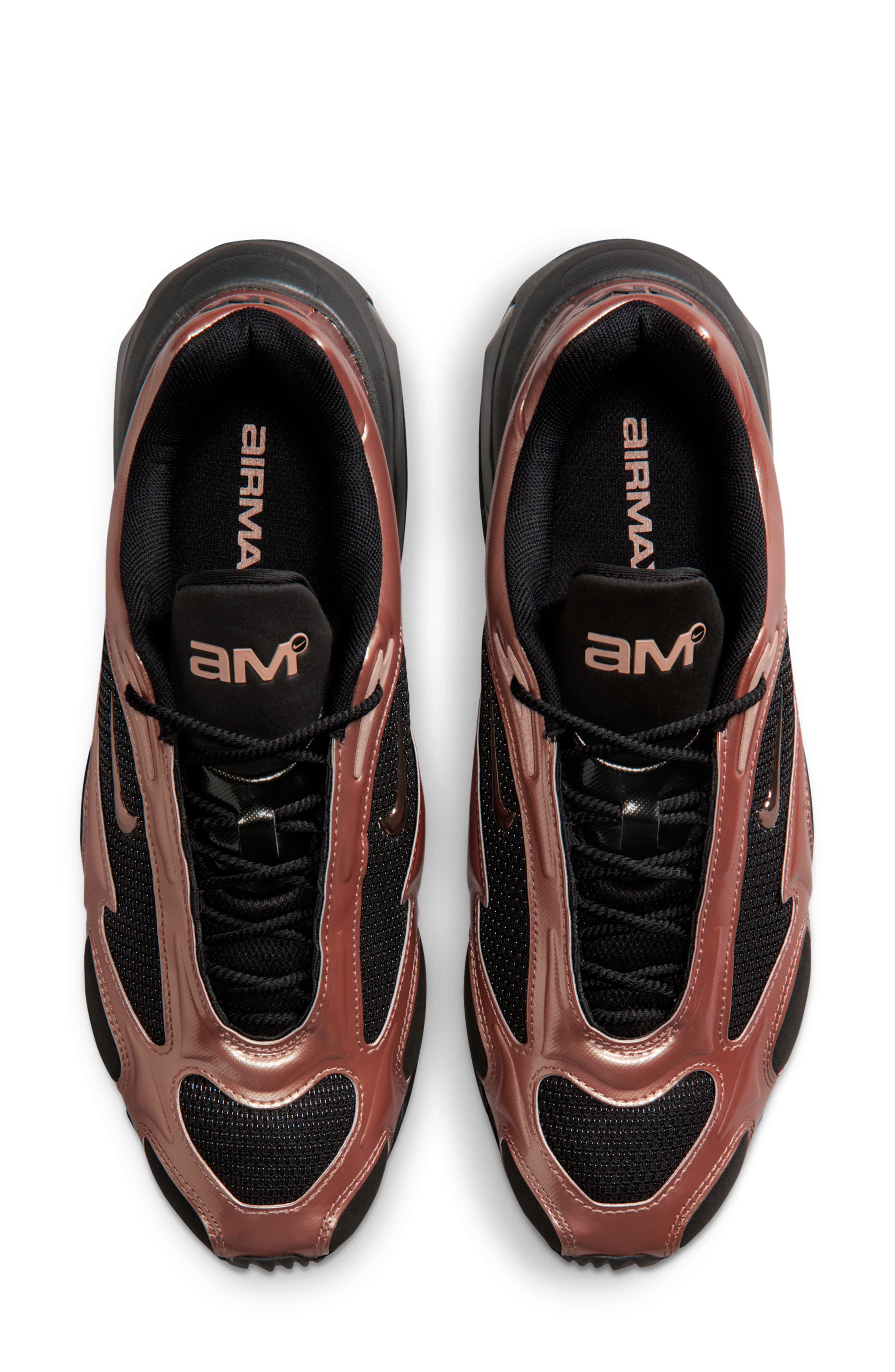 Nike Air Max Muse Sneaker, Alternate, color, Black/ Rose Gold