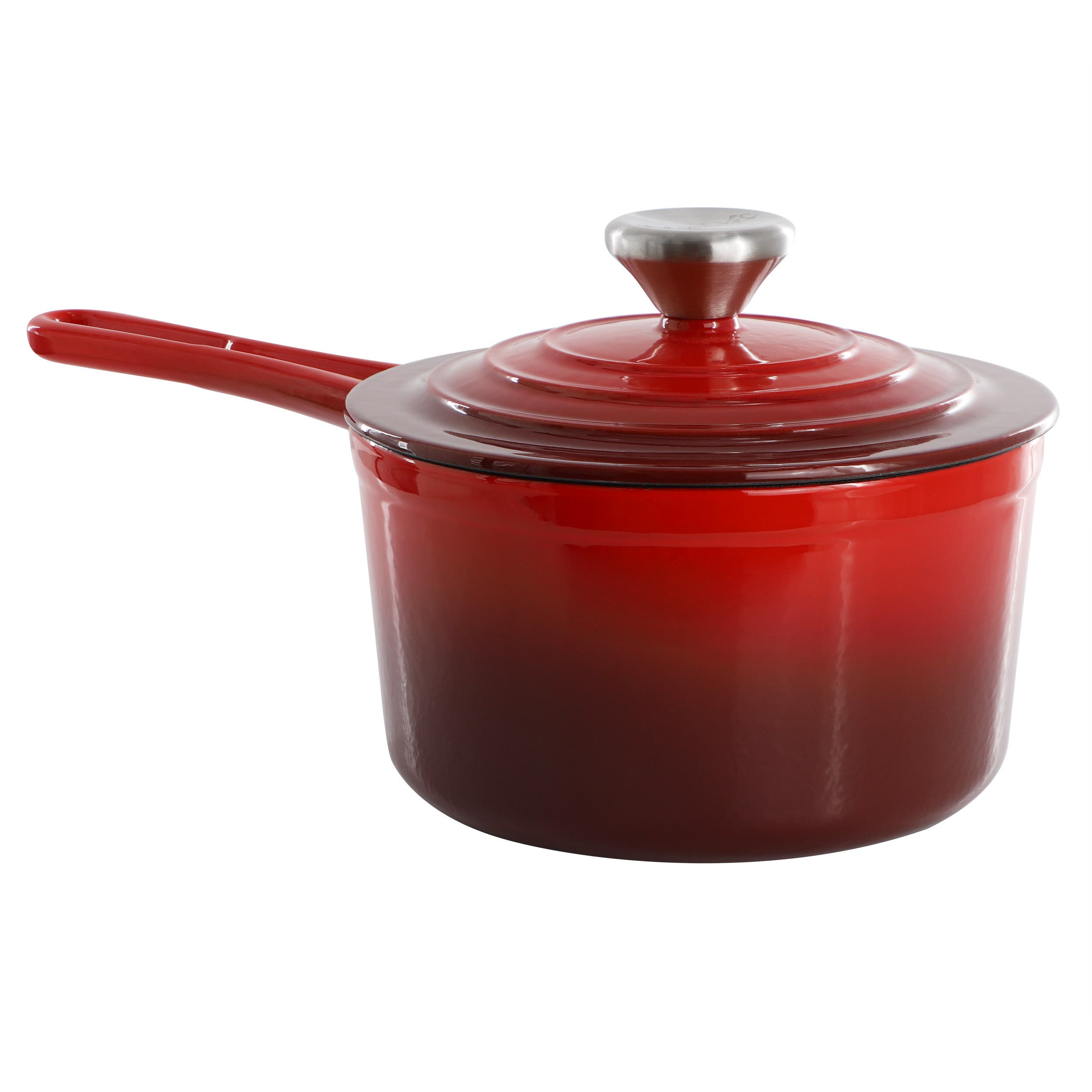 Megachef 2 Quart Enameled Cast Iron Sauce Pan In Multi