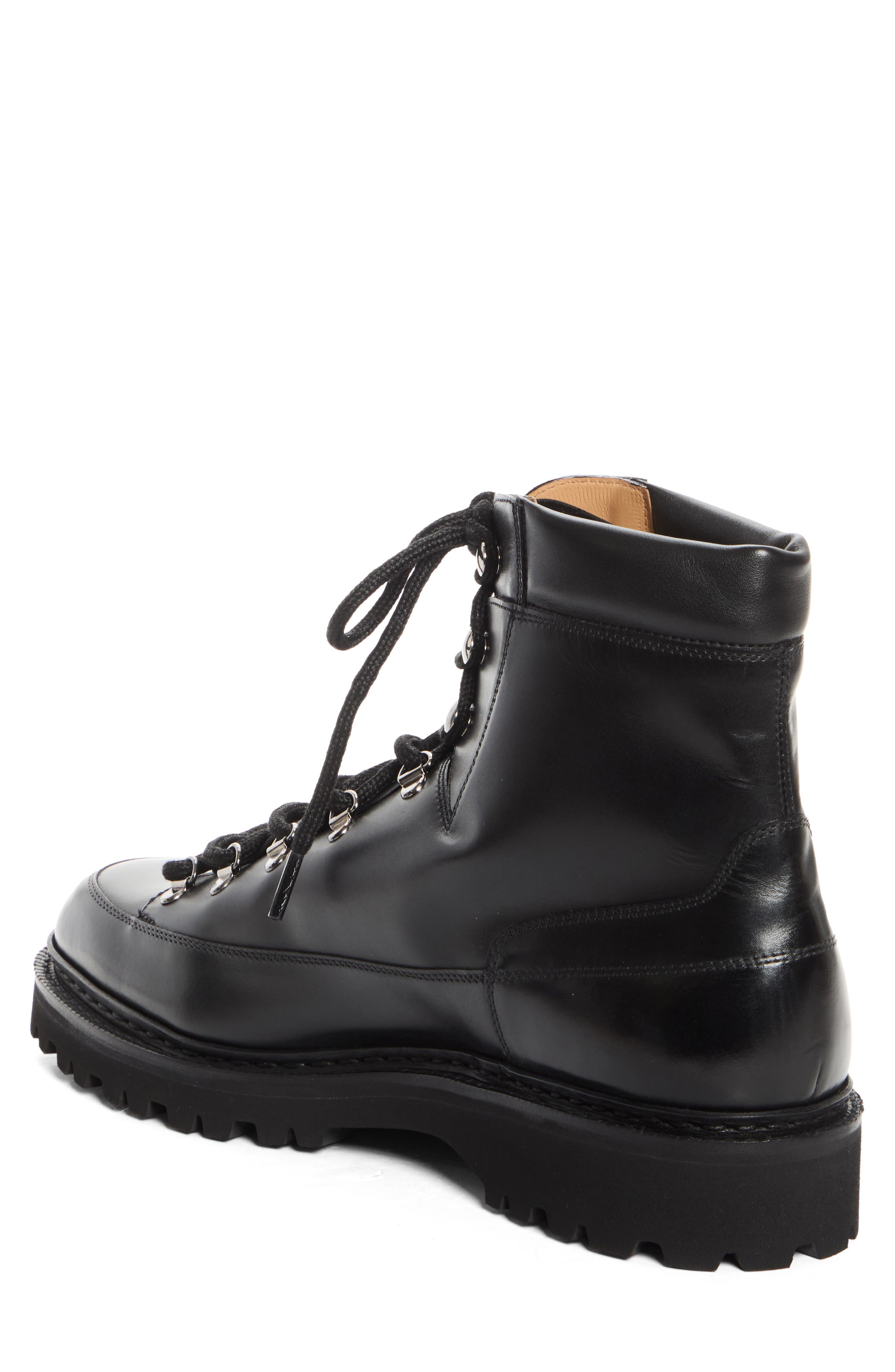 Sommet Leather Boot, Alternate, color, BLACK
