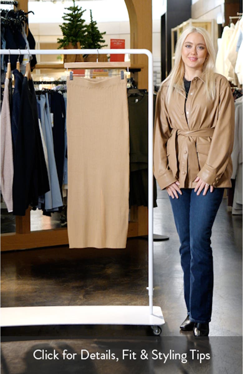 Rib Maxi Skirt, sales video thumbnail