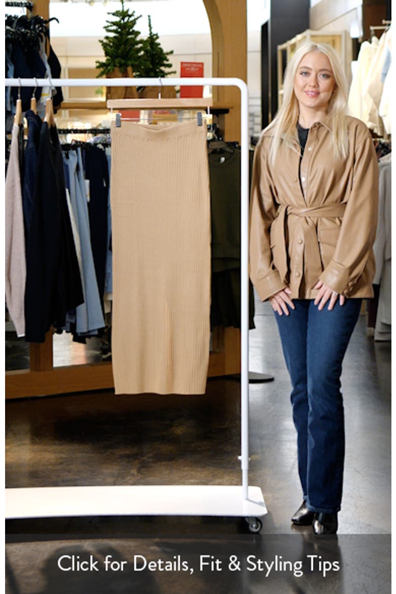 Rib Maxi Skirt video