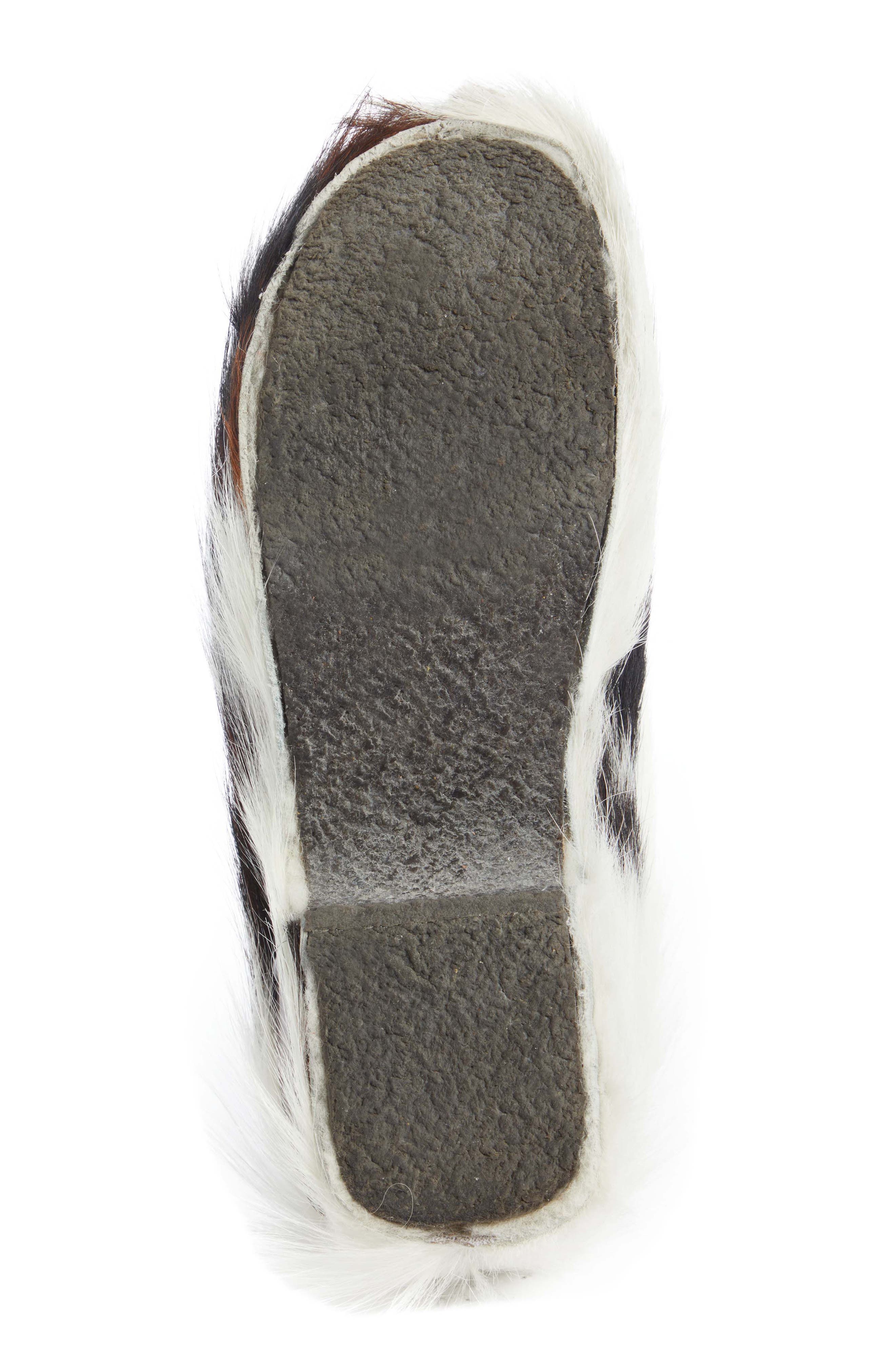 Acne Studios Bloggie Genuine Calf Hair Clog, Alternate, color, 