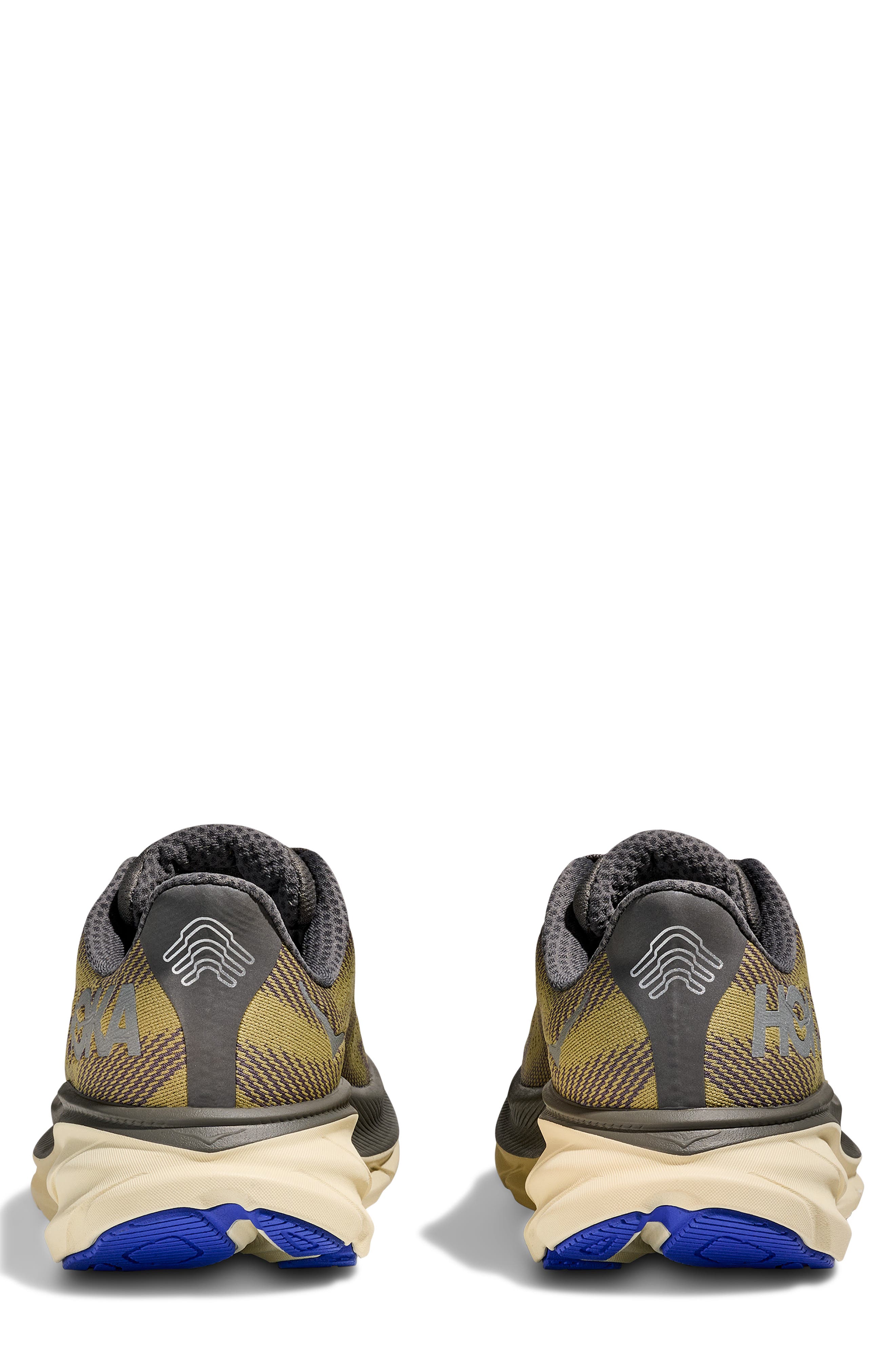 HOKA Clifton 9 Gore-Tex<sup>®</sup> Waterproof Running Shoe, Alternate, color, Gravel / Eggshell