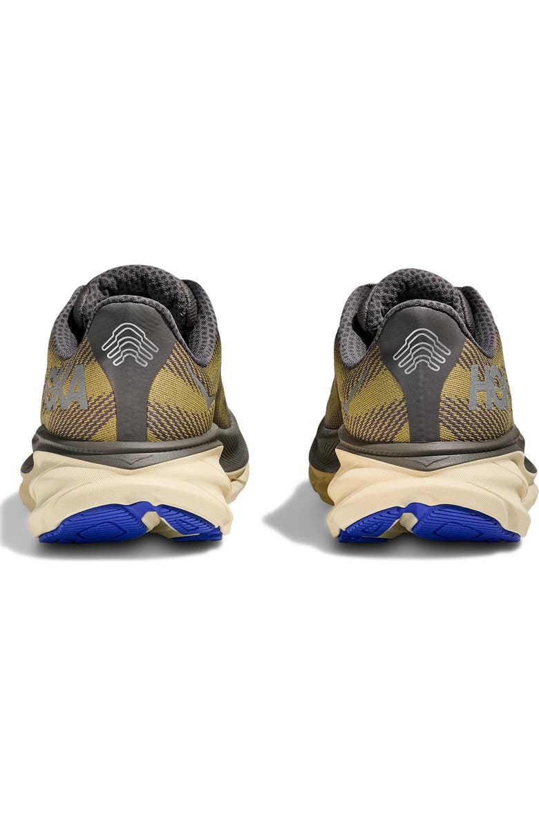 HOKA Clifton 9 Gore-Tex<sup>®</sup> Waterproof Running Shoe, Alternate, color, Gravel / Eggshell
