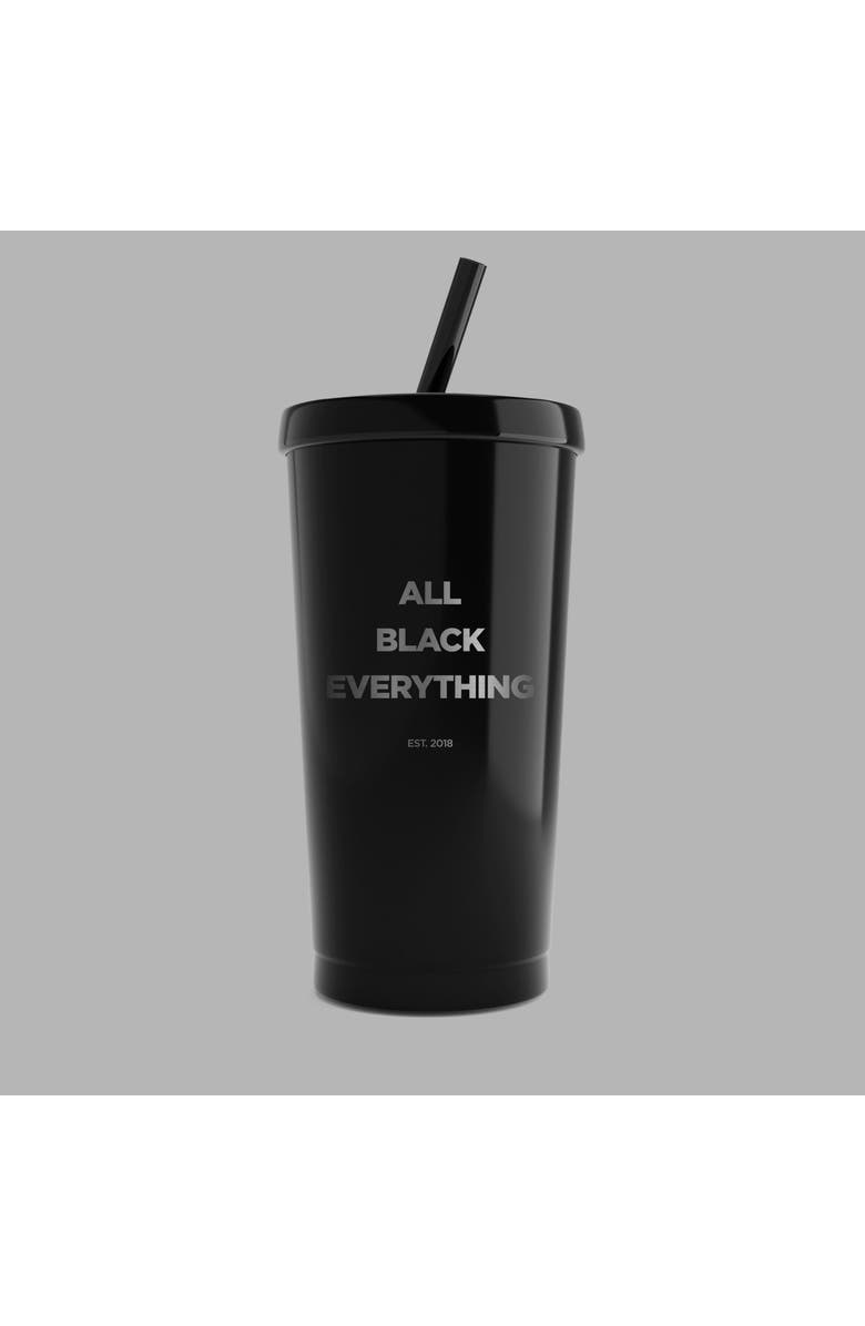 Blvck Paris Blvck Metallic Tumbler, Alternate, color, Black