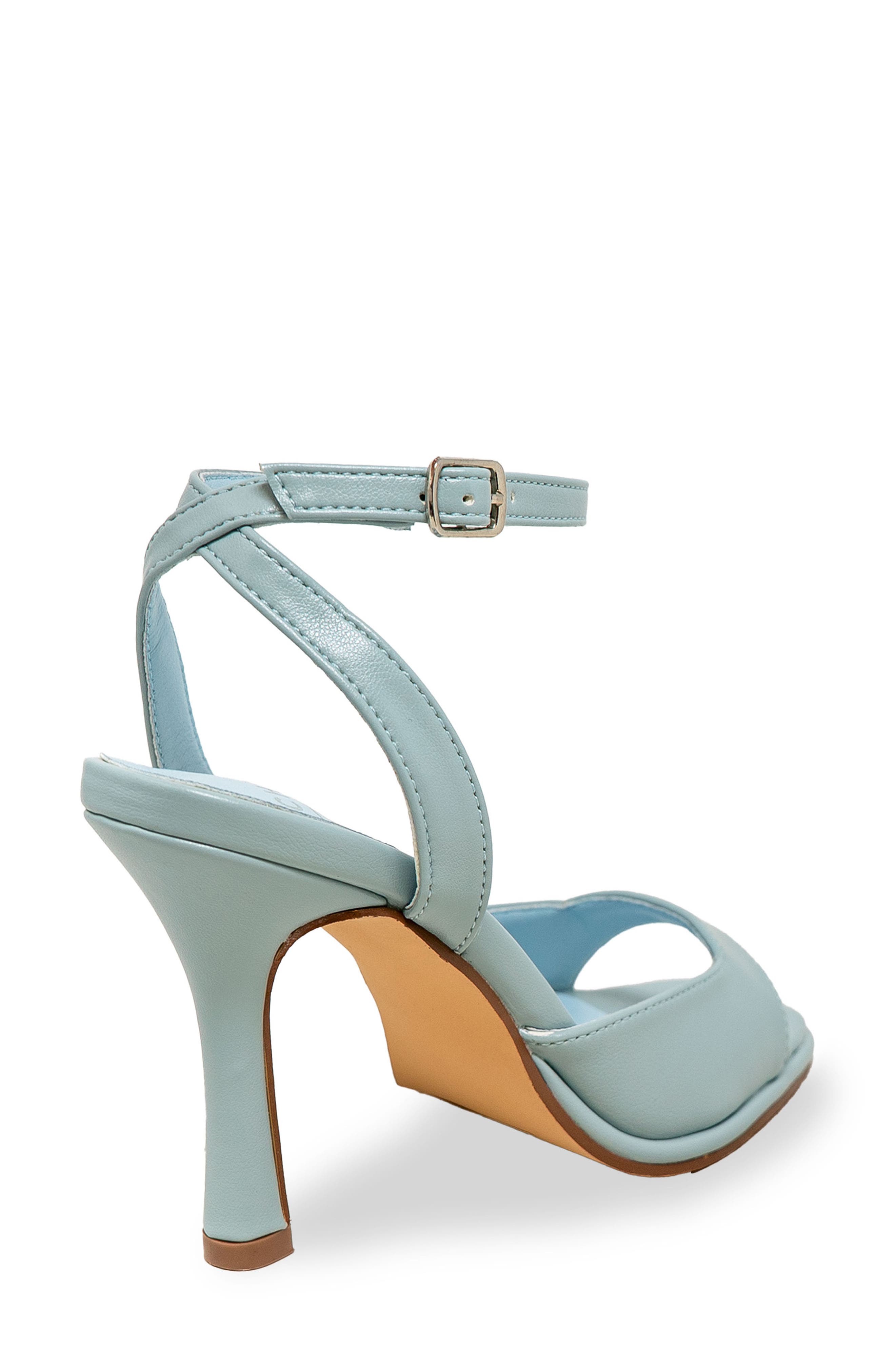 Open Toe Ankle Strap Sandal, Alternate, color, BLUE