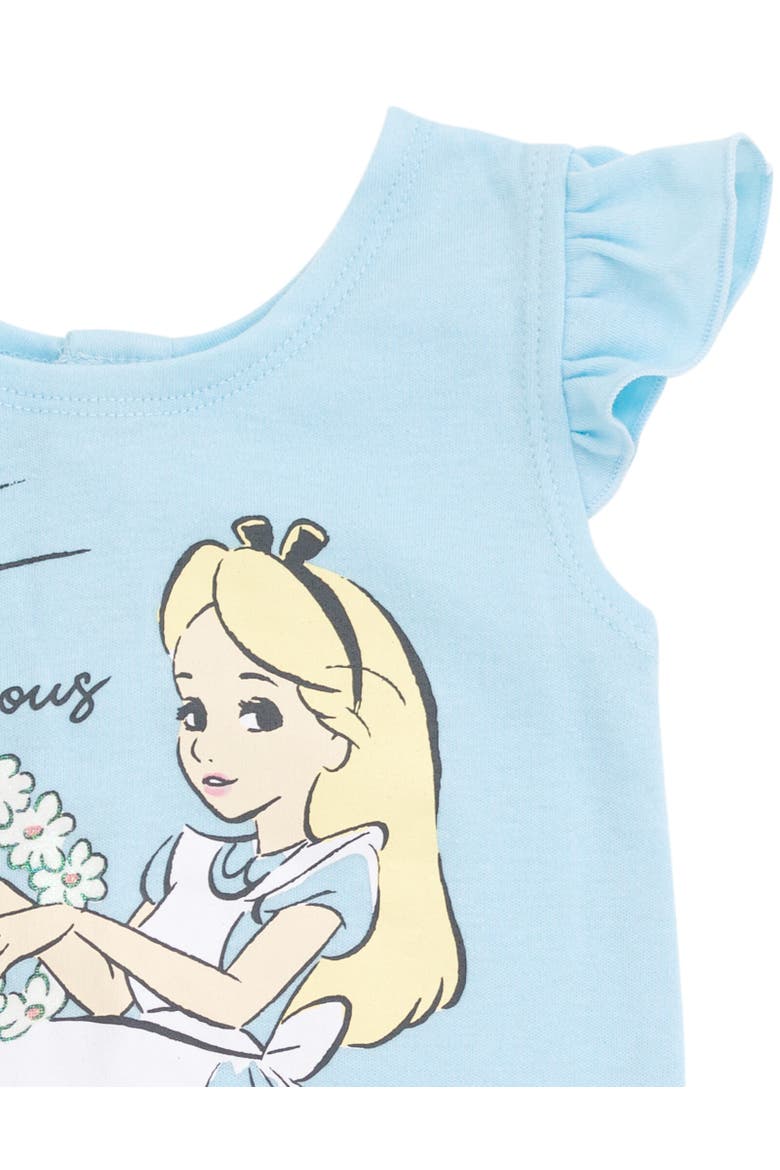 Lilo & Stitch Sleeveless Romper and Headband Set, Alternate, color, Alice Light Blue