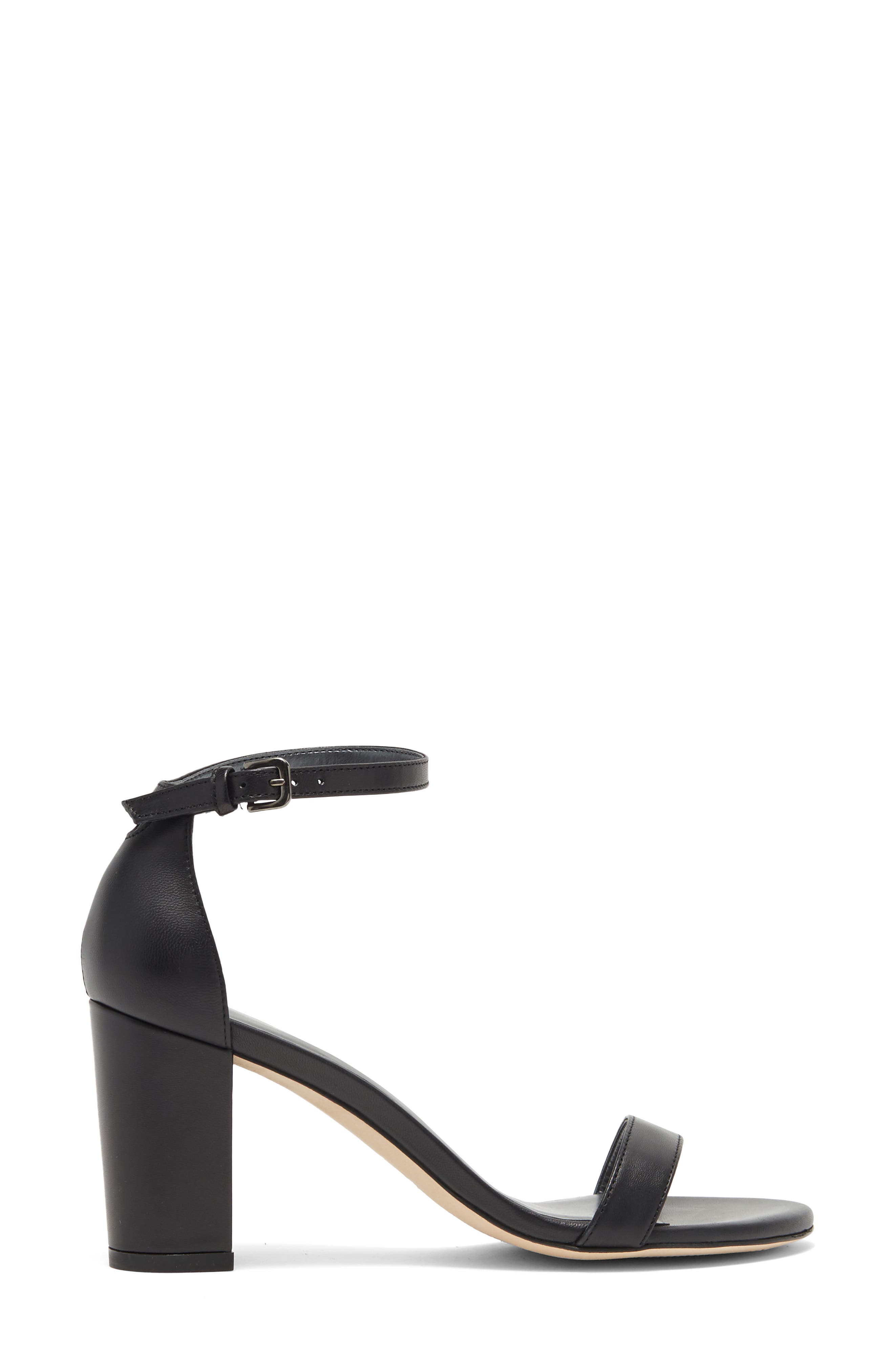 Stuart Weitzman NearlyNude Ankle Strap Sandal, Alternate, color, 