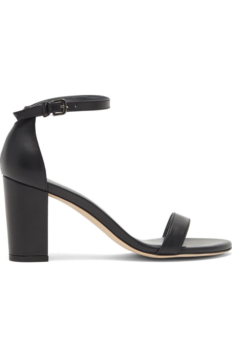 Stuart Weitzman NearlyNude Ankle Strap Sandal, Alternate, color,