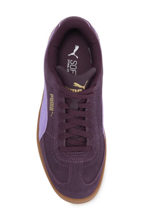 Puma Club Ii Era Sneaker In Midnight Plum-lavender Alert