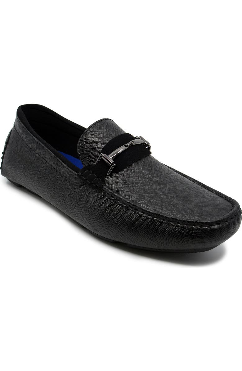 AKADEMIKS Dover Bit Driving Loafer, Main, color, Black