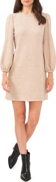Chaus Balloon Sleeve Knit Minidress