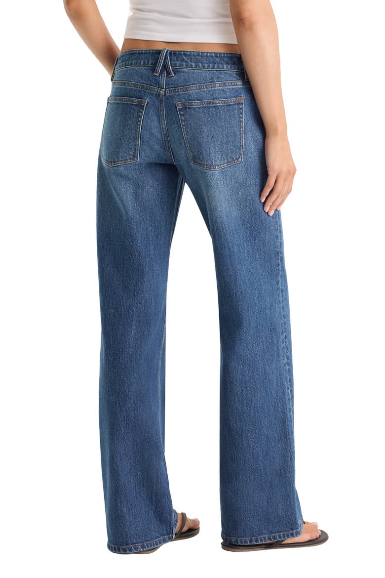 Low Rise Loose Jeans, Alternate, color, INDIGO1291