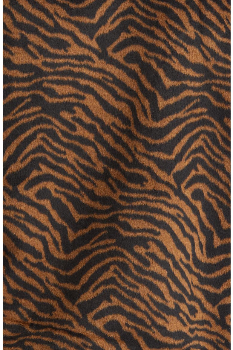 Frequency Tiger Stripe Jacket, Alternate, color, BROWN TIGER