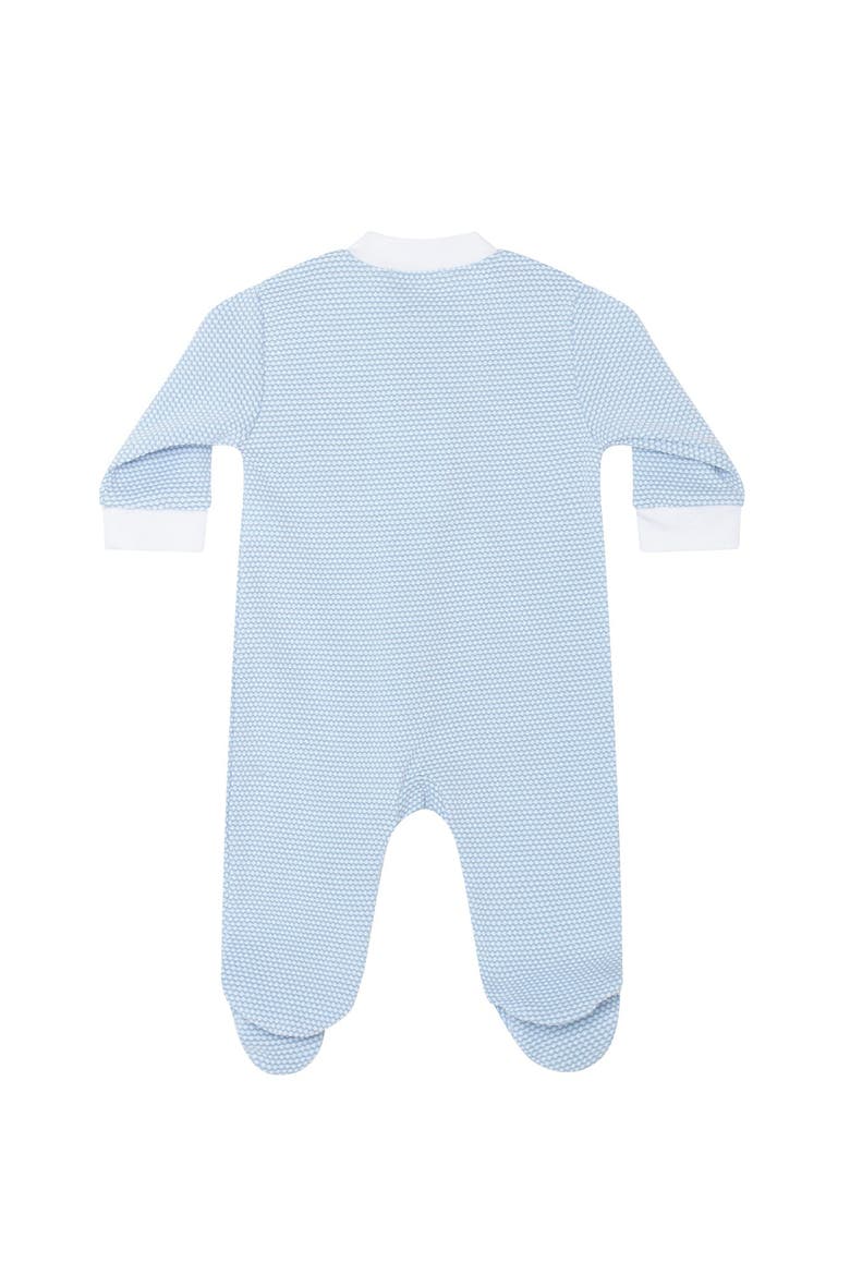 Blue Bubble Zipper Footie - Baby, Alternate, color, Blue