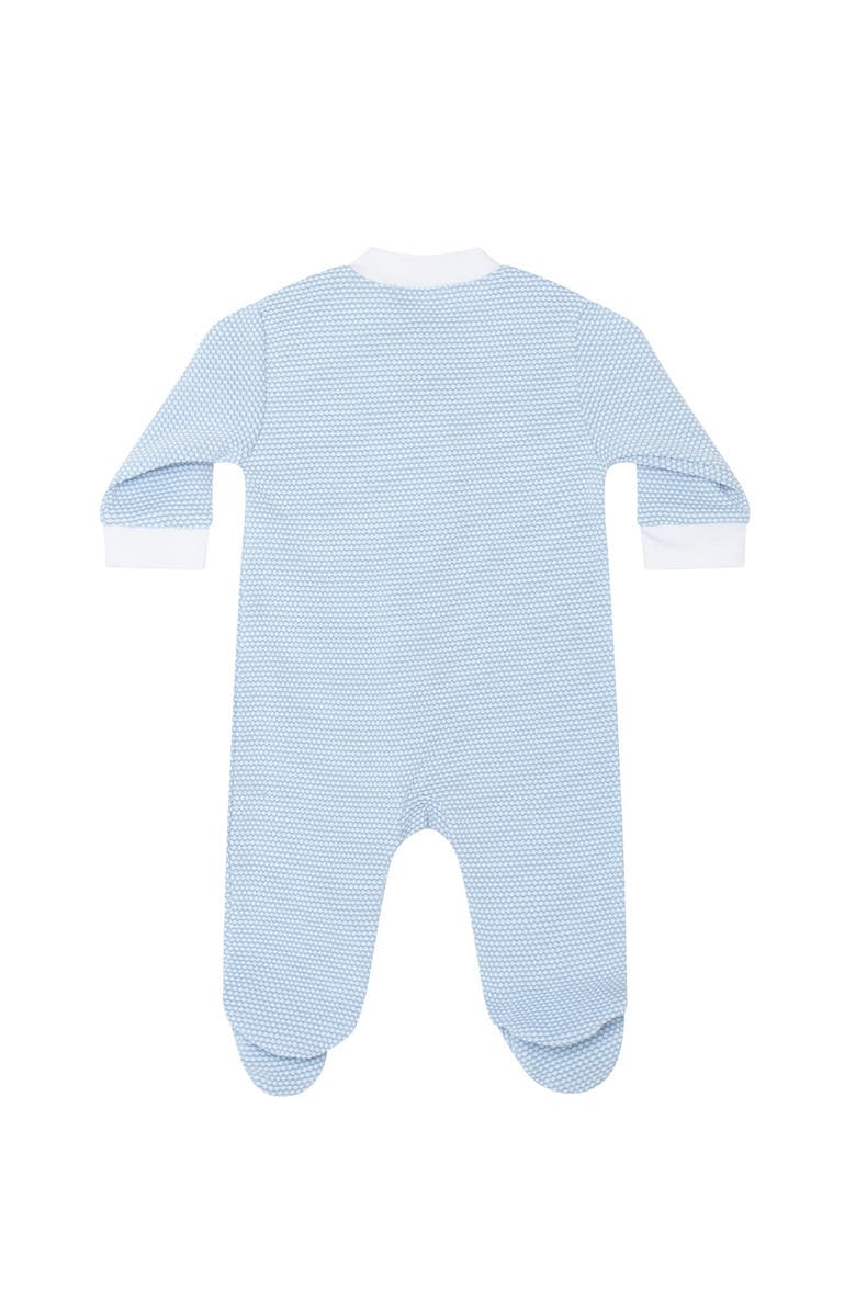 Nellapima Blue Bubble Zipper Footie - Baby, Alternate, color, Blue