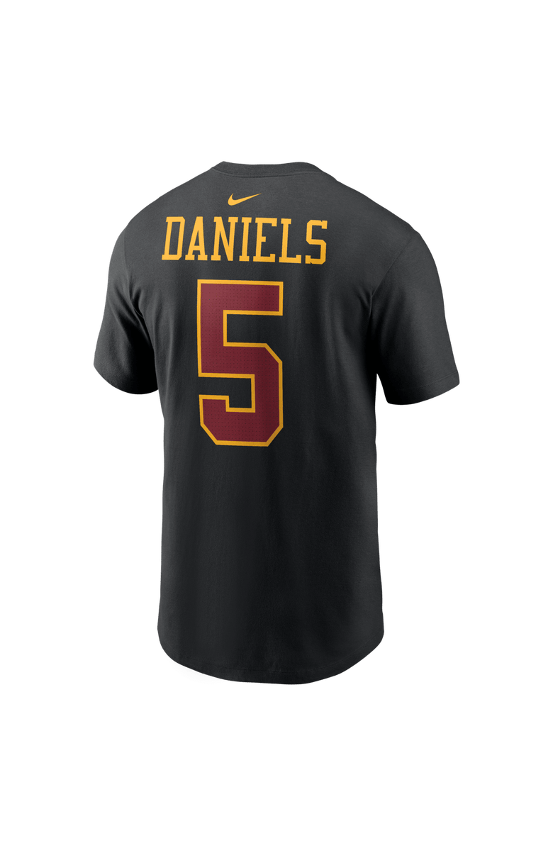 Nike Men's Nike Jayden Daniels Black Washington Commanders Name & Number T-Shirt, Alternate, color, Black