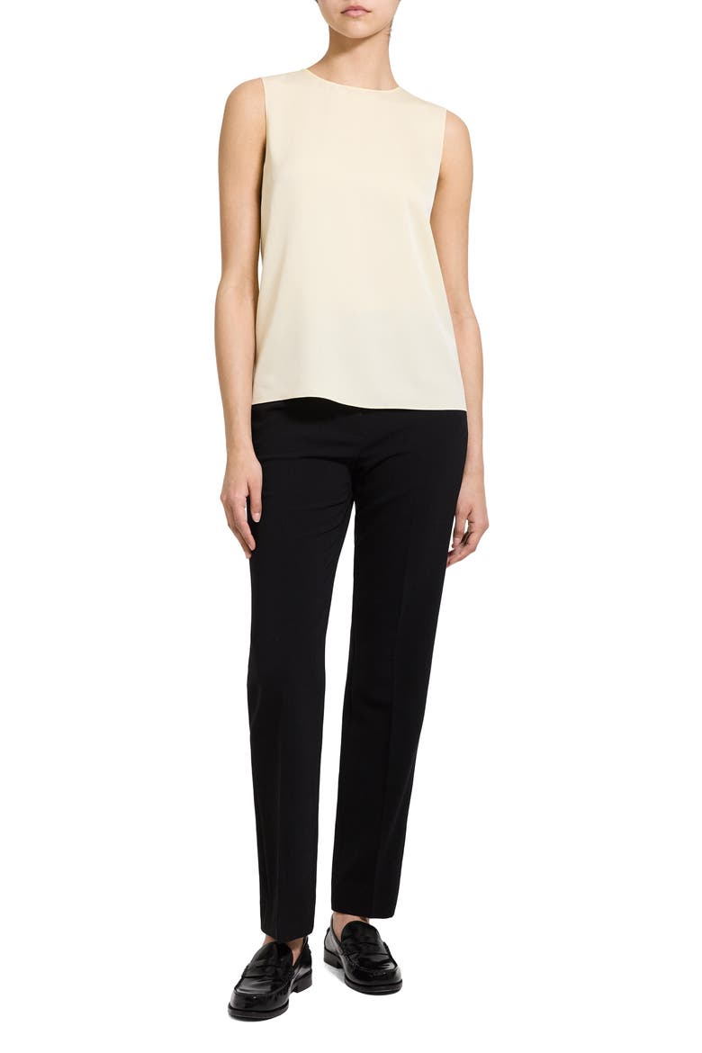 Sleeveless Silk Blouse, Alternate, color, SUNBEAM