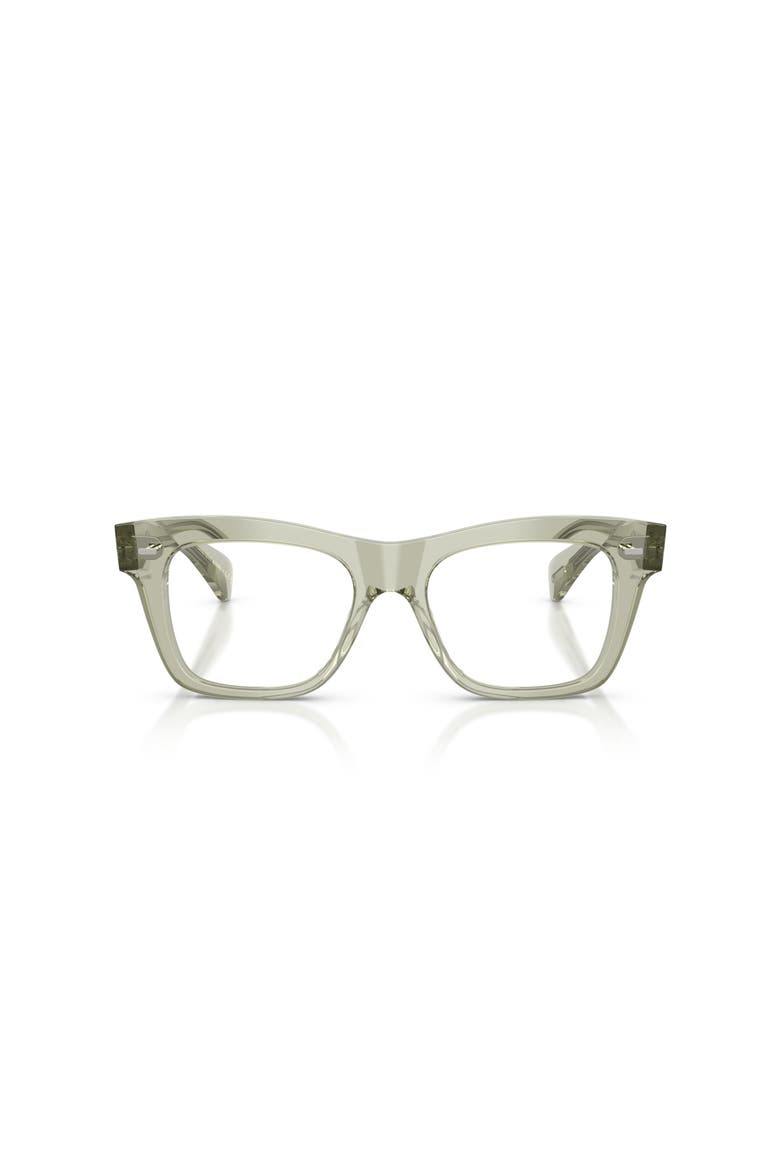 51mm Rectangle optical glasses, Alternate, color, Green