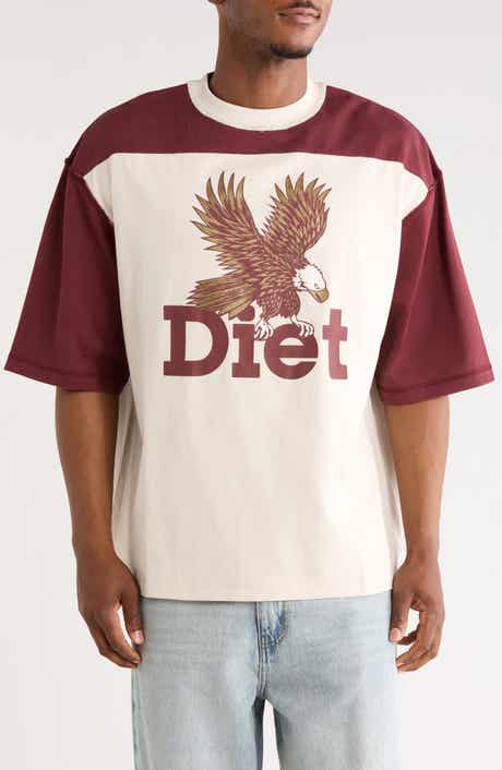 DIET STARTS MONDAY Eagle Yoke Graphic T-Shirt