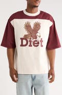 DIET STARTS MONDAY Eagle Yoke Graphic T-Shirt