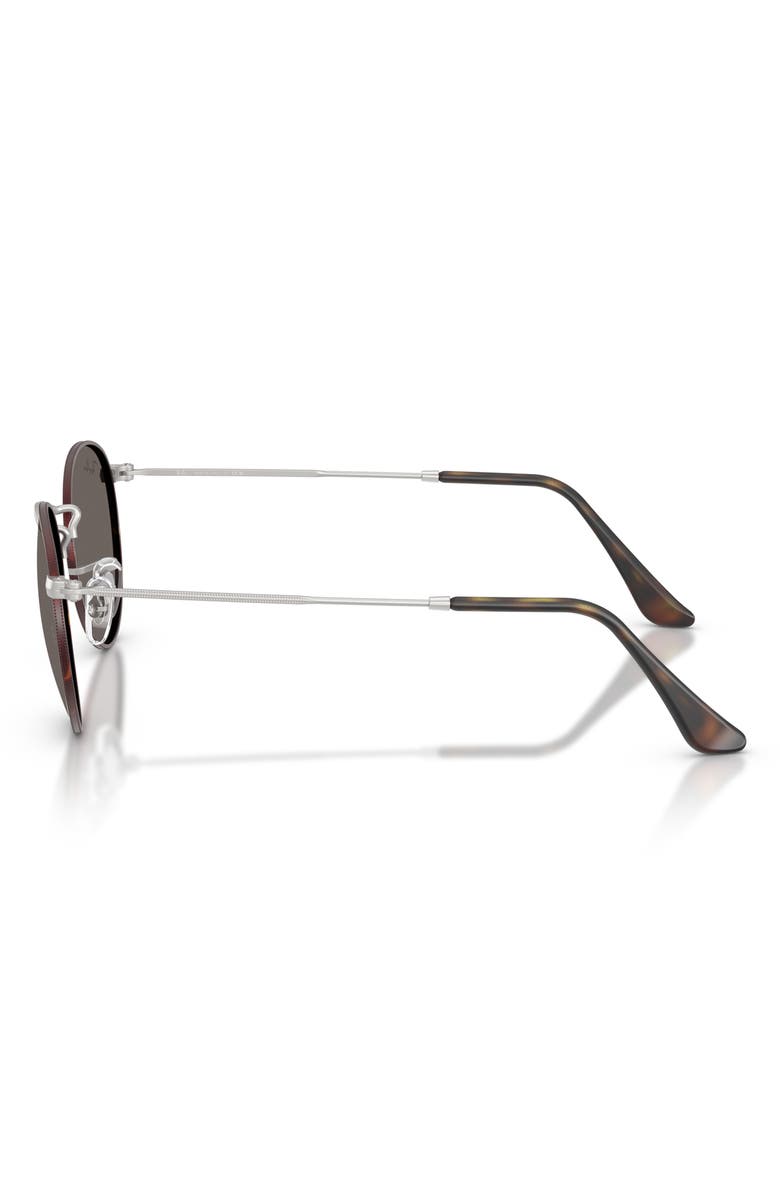 Ray-Ban Icons 53mm Retro Sunglasses, Alternate, color, Matte Havana On Matte Silver