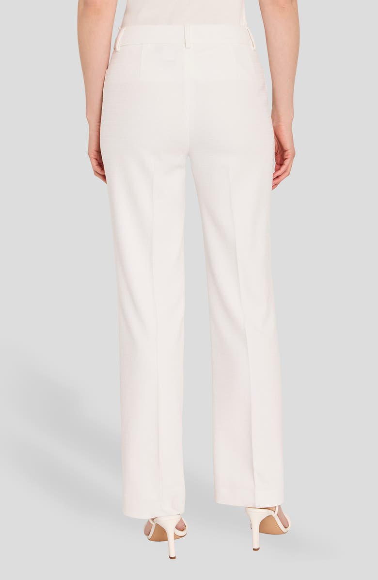Tahari ASL Stretch Flare Pants, Alternate, color, Ivory