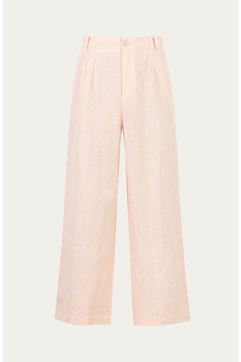 Hemp High Rise Pants, Alternate, color, Light Peach