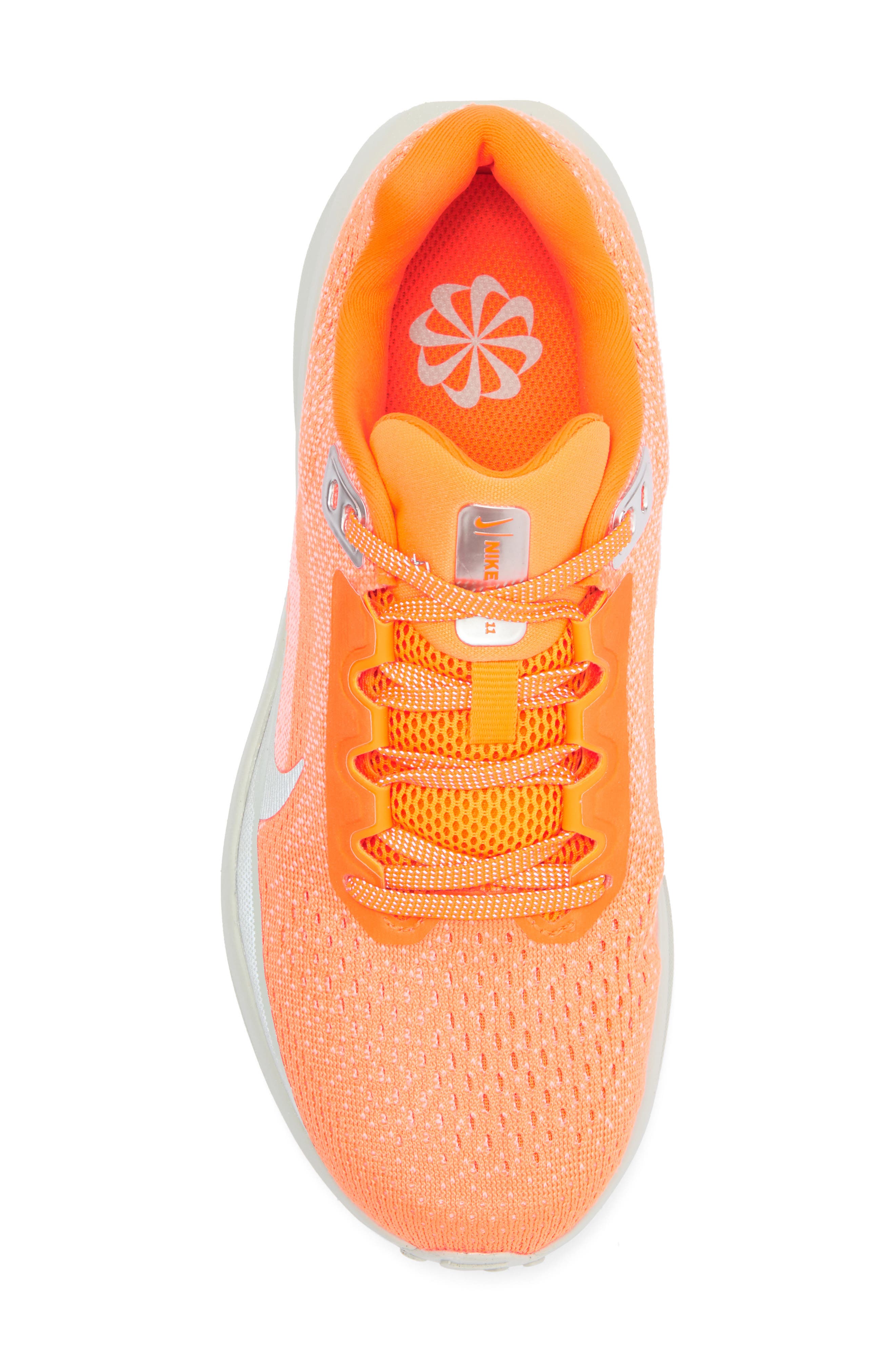 Nike Air WinFlo 11 Road Running Shoe, Alternate, color, Crimson/ Metallic Silver