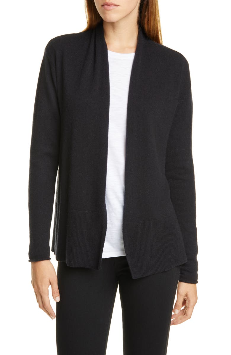 Nordstrom Signature Open Cashmere Cardigan, Main, color, 