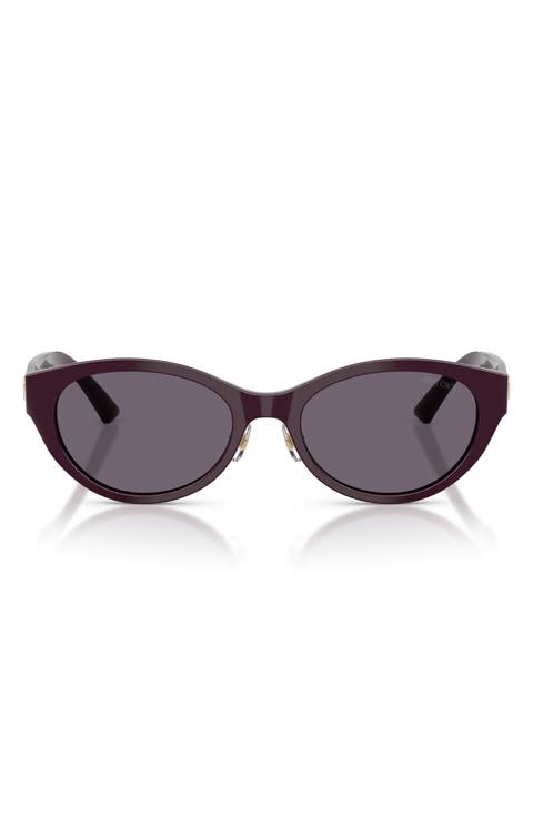 55mm Oval Sunglasses