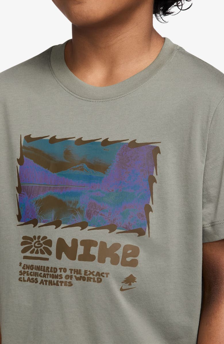 Nike Kids' Create Graphic T-Shirt, Alternate, color, Light Army