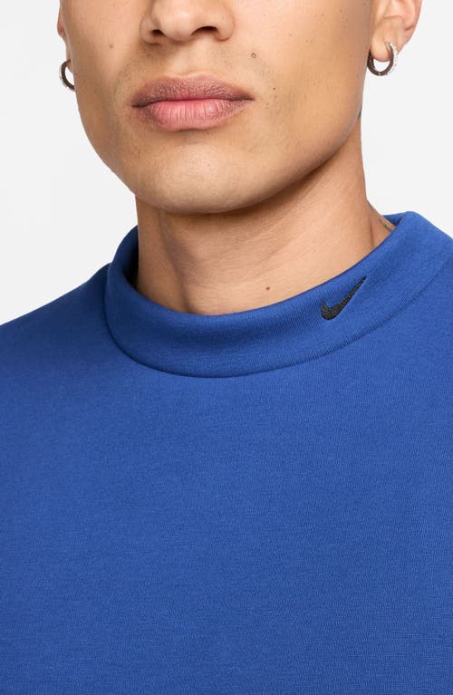 Nike Men's Tech Fleece Crew In Game Royal/black