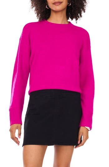 Vince Camuto Relaxed Fit Sweater In Purple
