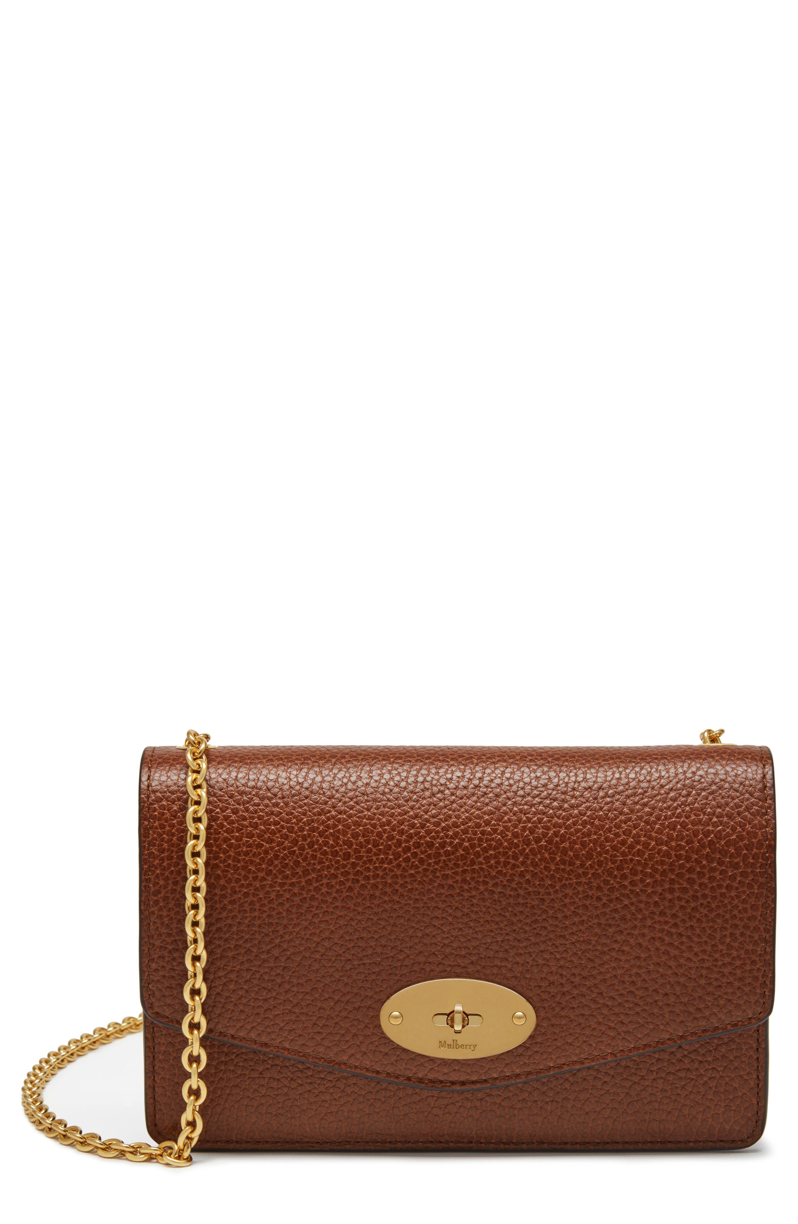 Mulberry Small Darley Leather Clutch, Main, color, 