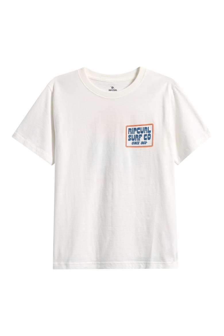 Kids' Pacific Rinse Sunrise Graphic T-Shirt, Main, color, BONE
